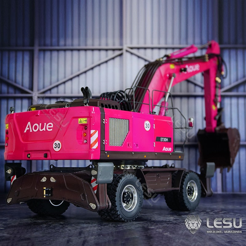 1/14 LESU RC Pelle hydraulique LR945 3 bras RTR télécommandée modèle de pelleteuse RC Véhicules de chantier hydrauliques