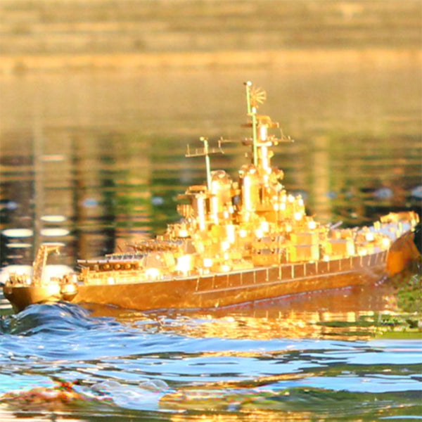 1/350 Yehuo RC Ship Montana-class Battleship Remote Control Finished Ship Golden Legend Edition