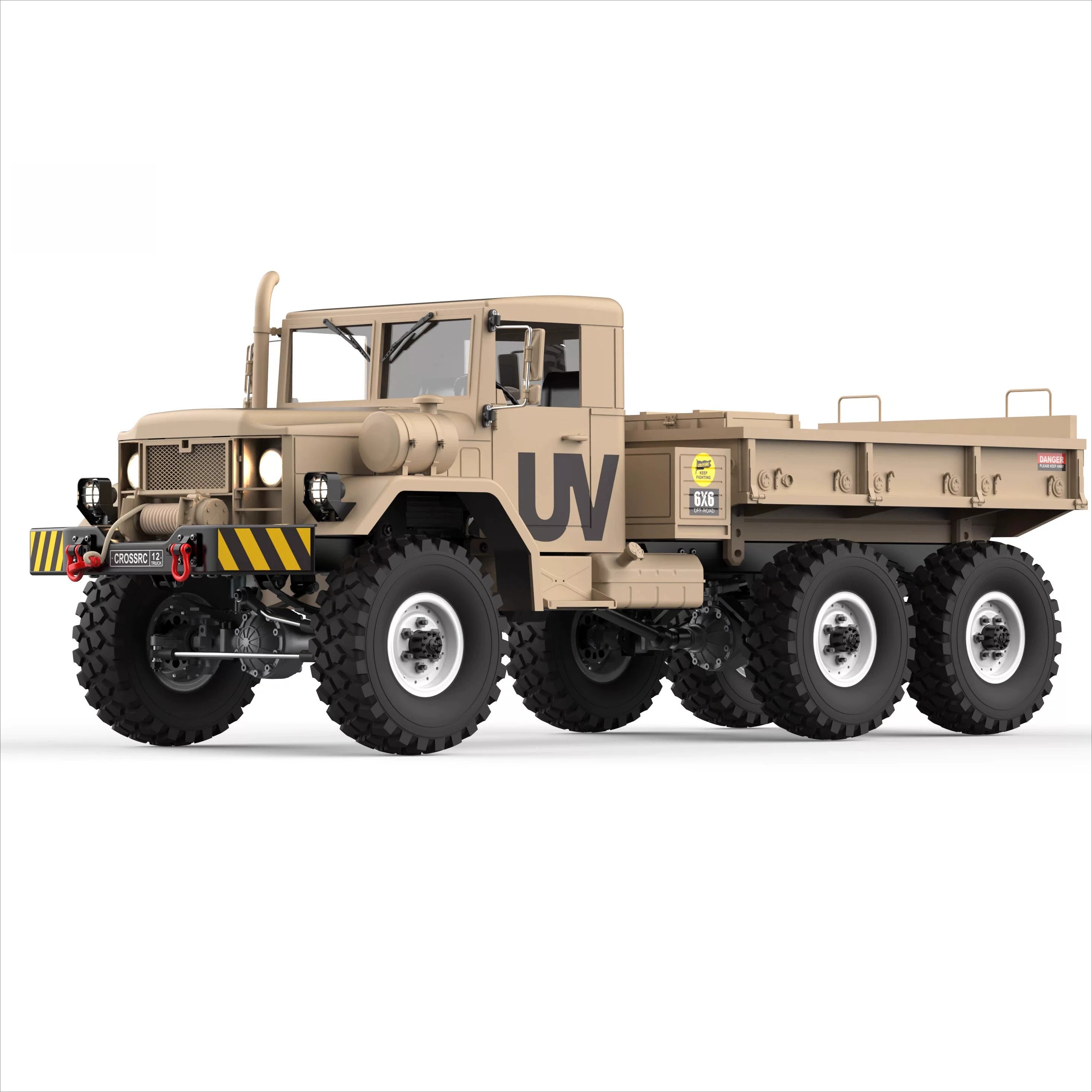 CROSSRC HC6 1/12 6x6 American M35 Military Truck RC Model (RTR & KIT ...