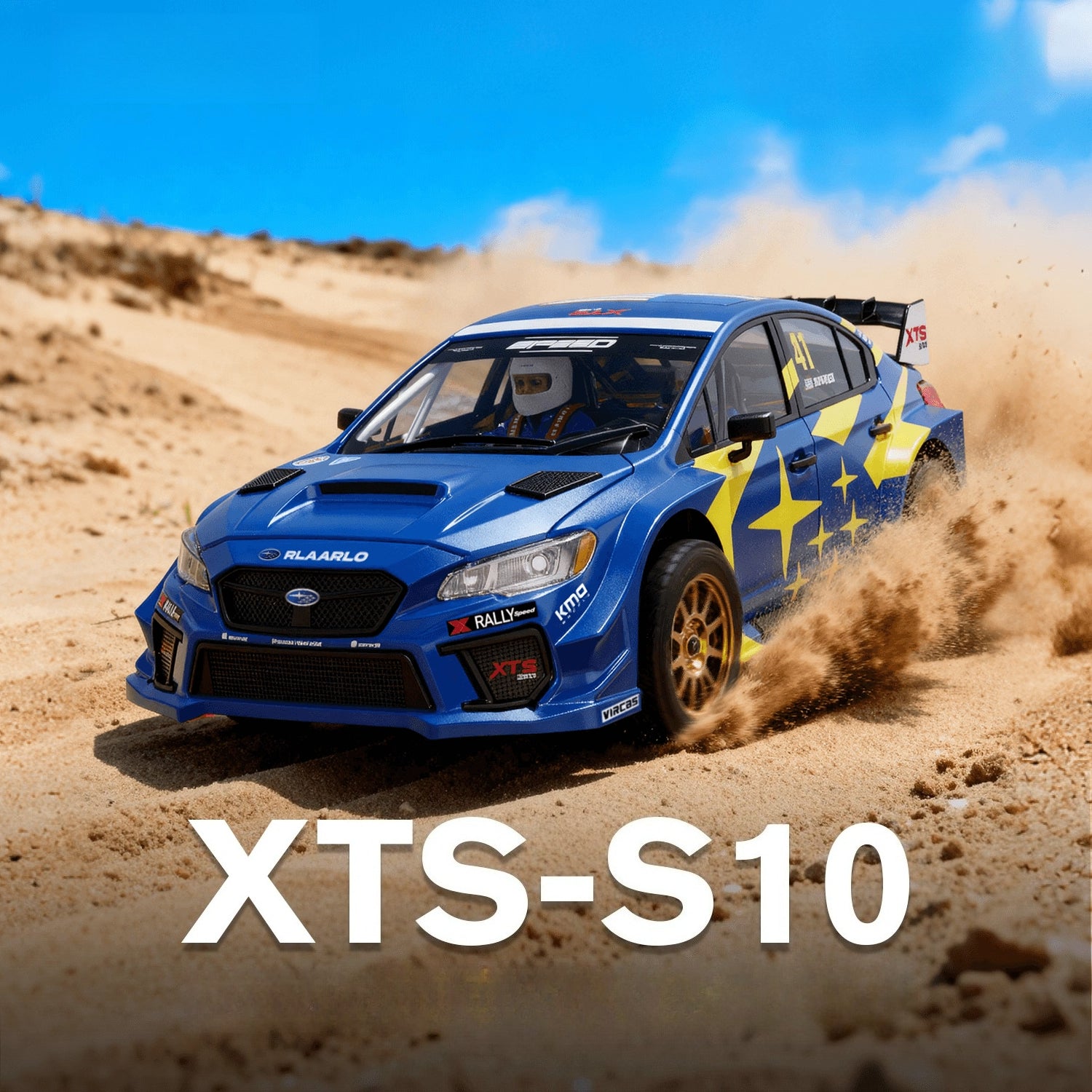 Profesinal Racing R/c Rlaarlo XTS-S10 1/10 Scale Brushless RC Rally & Drift Car - 50MPH High ...