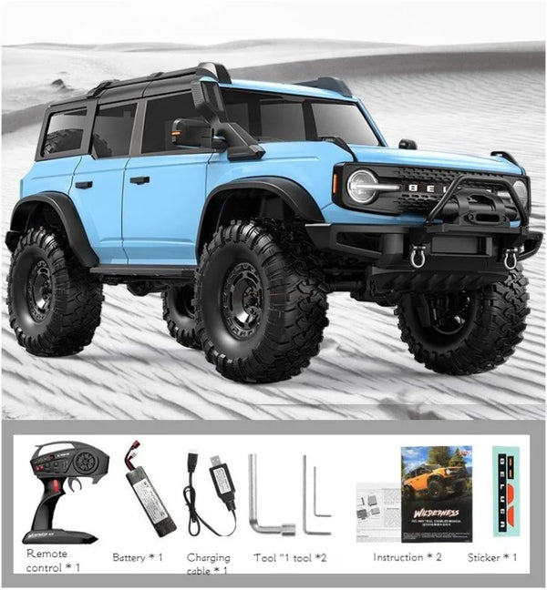 New 1:10 Huangbo R1001 Horse Full Scale Rc Remote Control Model Car Simulation Off-road Large Size Climbing Toy Car Gift