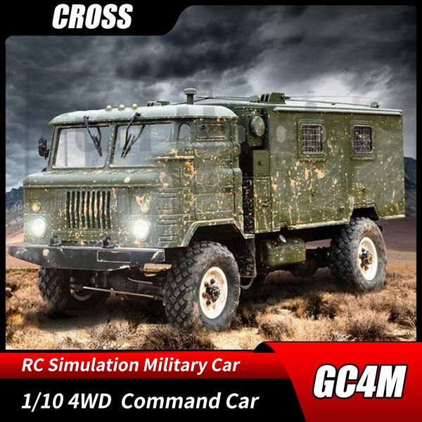 CROSS RC GC4M 1/10 Buggy Military Truck Crawler Vehicle 4WD Electric Remote Control Model Command Car Adult Children Kids Gift