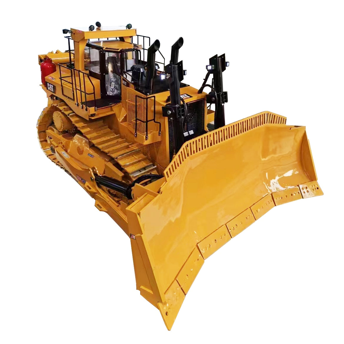 D11T Bulldozer 1/6 Heavy RC Hydraulic Bulldozer Model RTR Forklift Fu ...