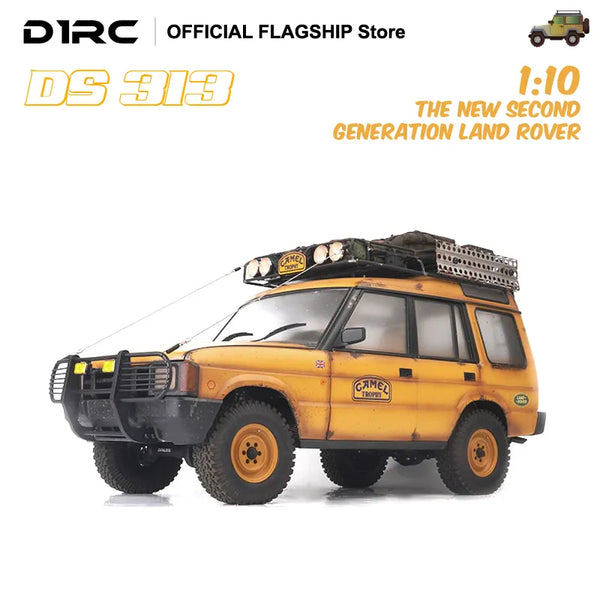 D1RC New 2nd Generation Simulate Metal Chasis 313mm wheelbase 1:10 Camel Trophy for Land Rover Discovery, RC car
