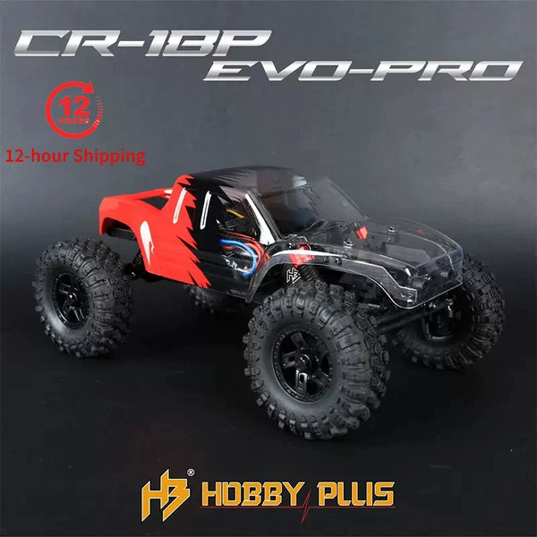 HOBBY PLUS CR18P EVO PRO LCG 1/18 RC Car Brushless 4WD Rock Crawler Climbing Off-Road Electric Remote Control Model Toy Boy Kids