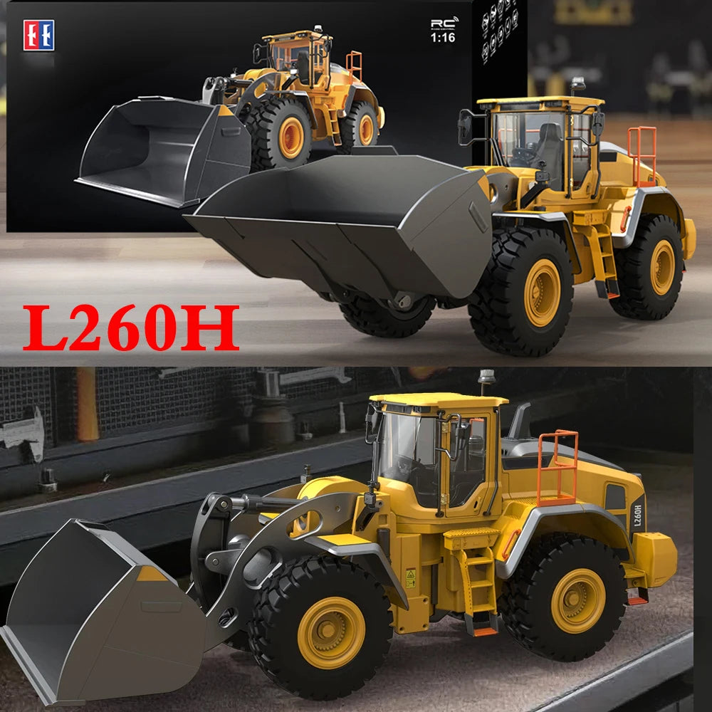 Toy Loder Model L260H Loader 1/16 Double Eagle E592 RC Loader Model with Light and So ...