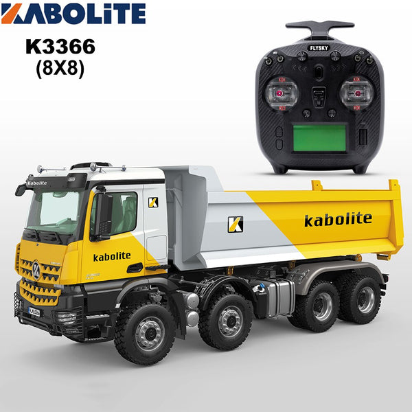 NEW RC K3366 K3365 1/14 8×8 Hydraulic Truck Model with Sound and Light Group Variable Speed 8×8 All-wheel Drive Pre-sale