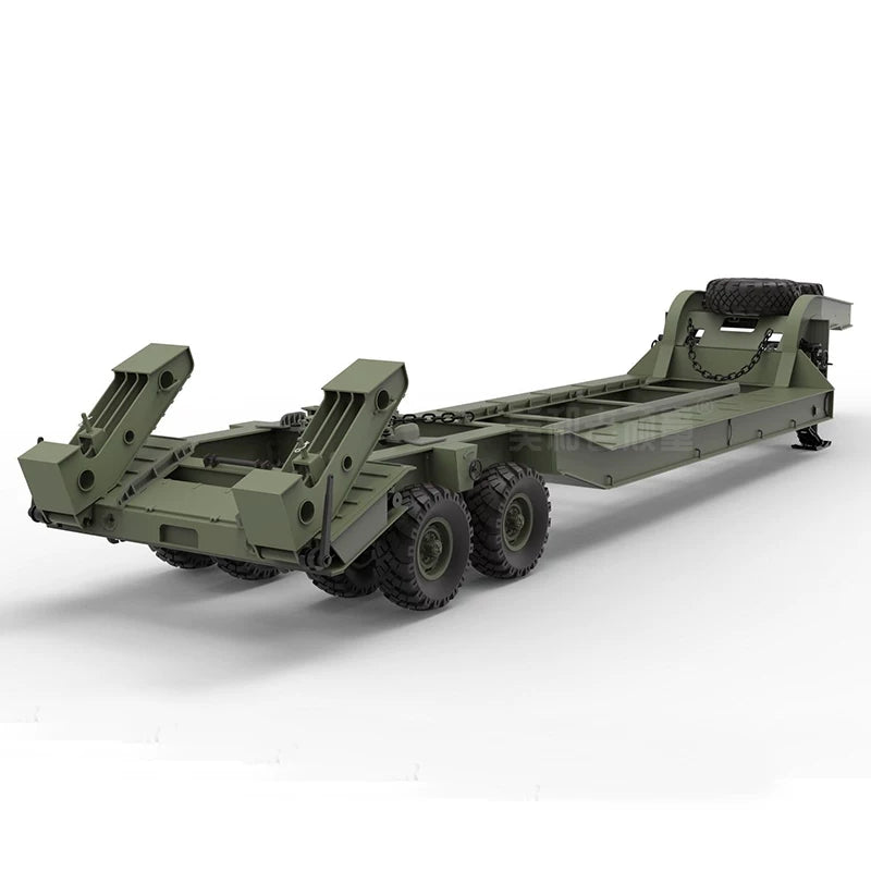 CROSSRC 1/12 BC8 8x8 RC Military Truck & T247 Flatbed Semi-Trailer with ...
