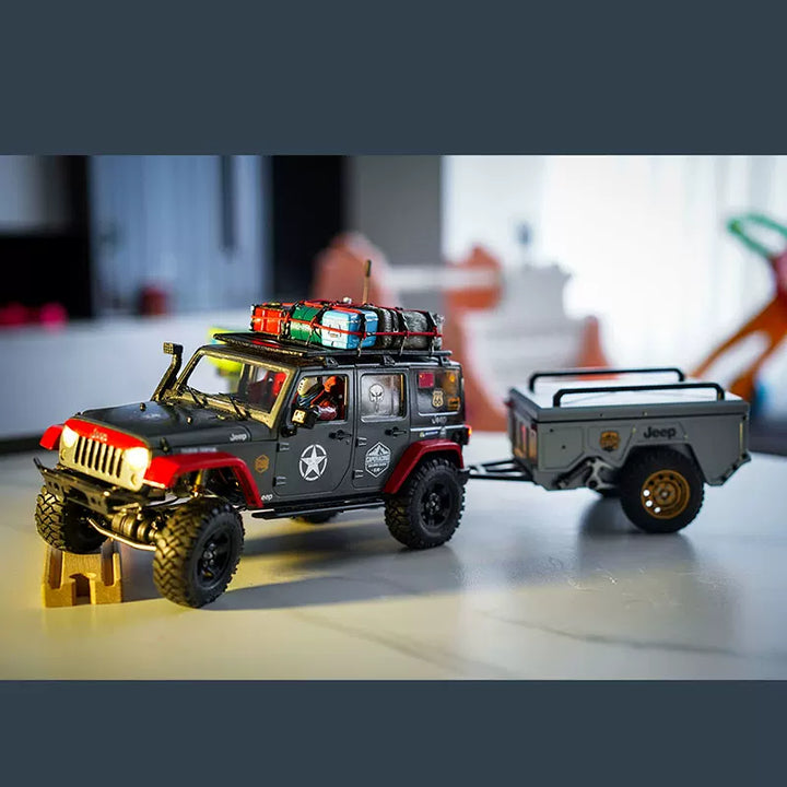 Capo CUB2 JK 1/18 All-Metal RC Rock Crawler KIT | 2-Speed & Diff Lock ...