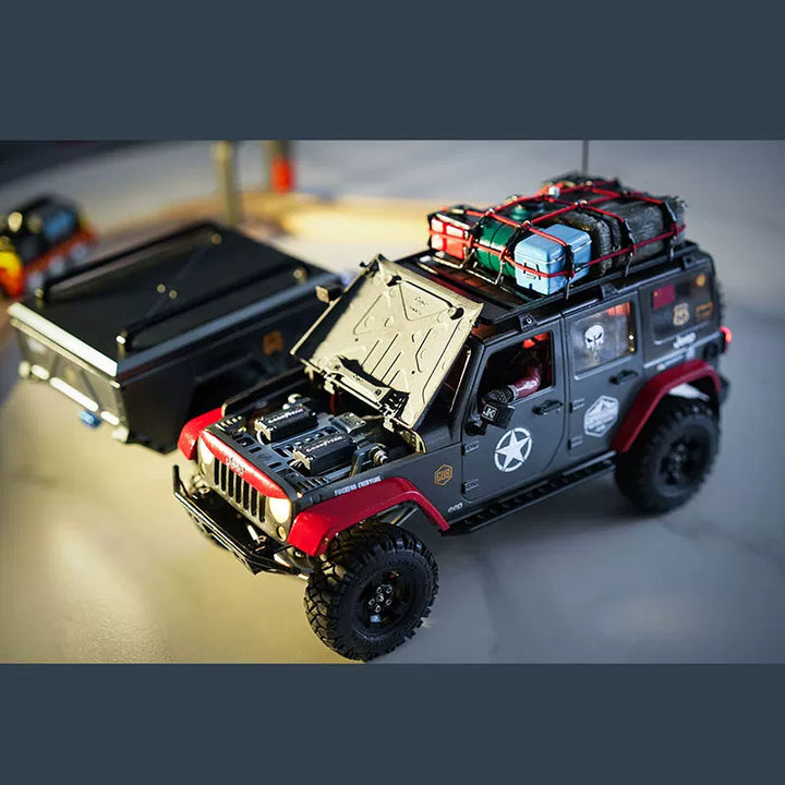 Capo CUB2 JK 1/18 All-Metal RC Rock Crawler KIT | 2-Speed & Diff Lock ...