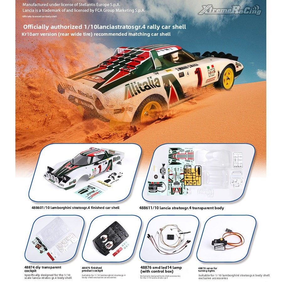 Killerbody Lancia Stratos Gr.4 1/10 RC Rally Body Shell – AT 99 MODEL