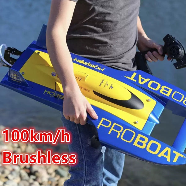 ProBoat UL-19 Remote Control Boat Maximum Speed 100km/h High-Speed Brushless Speedboat Shrimp Boat seaplane adult Toy Gifts