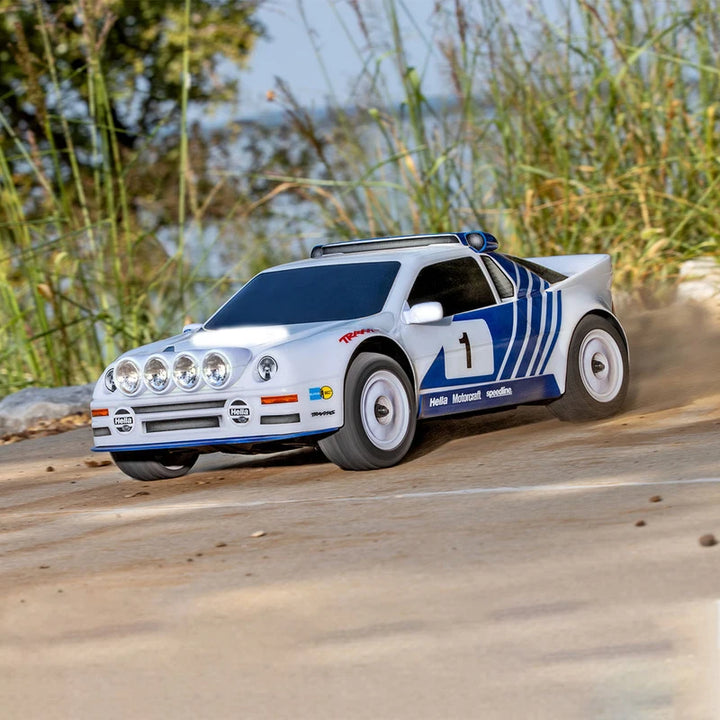Traxxas Mini Rally Ford RS200 1/12 Brushless RC Car RTR – AT 99 MODEL