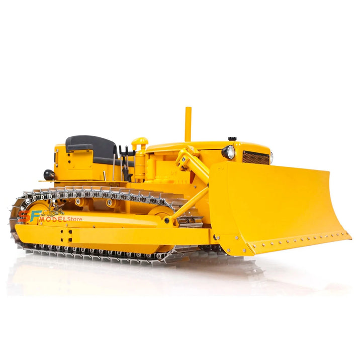 RC Bulldozer D7 1/14 Hydraulic RC Bulldozer Metal Model with Lighting ...