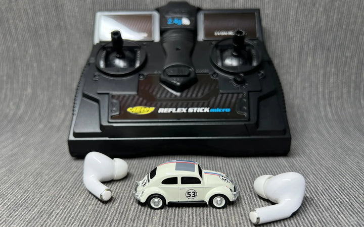Turbo Racing x CARSON 1/87 Micro RC Volkswagen Beetle Car RTR – AT 99 MODEL