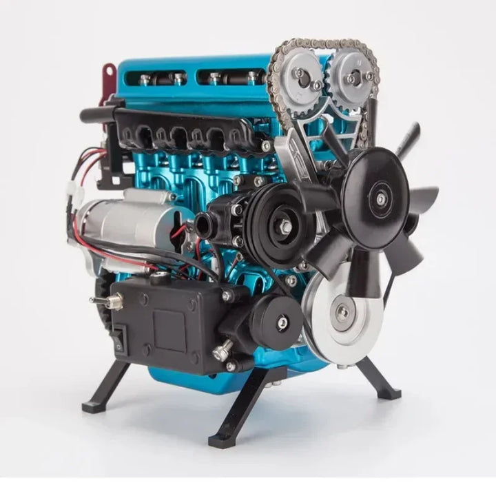 TECHING 4-Cylinder Metal Engine Model Kit - DIY Assembly Toy – AT 99 MODEL