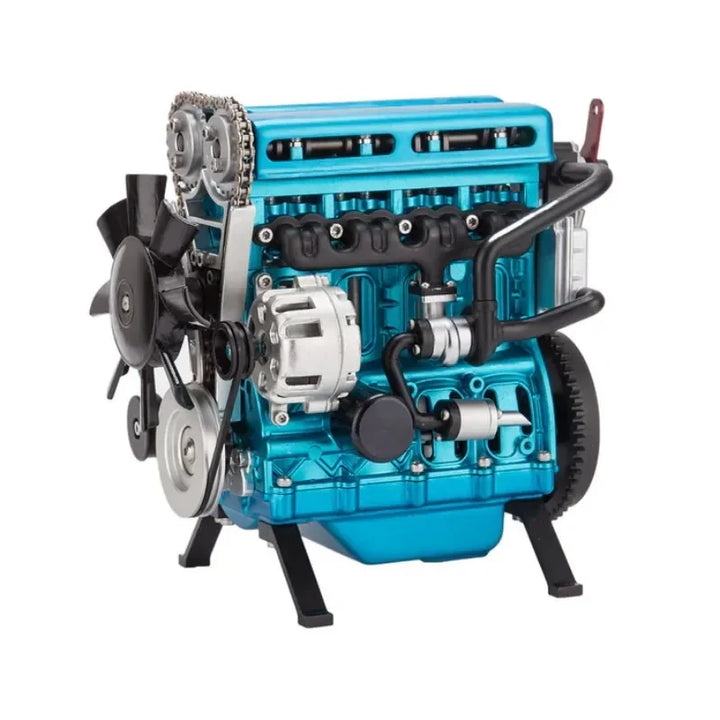 TECHING 4-Cylinder Metal Engine Model Kit - DIY Assembly Toy – AT 99 MODEL