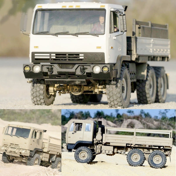 1 / 12 military remote control transport climbing truck 6 × 6 off-road electric car model toy gift