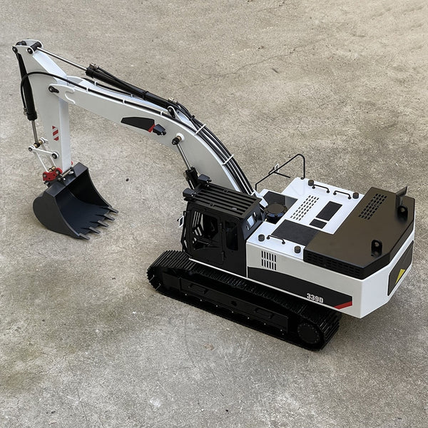 1 / 12 remote control hydraulic excavator 339D metal excavator model boy toy gift