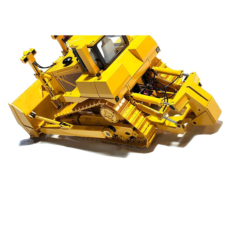 1/14 Hydraulic D9T Bulldozer Model All-metal Remote Control Hydraulic ...