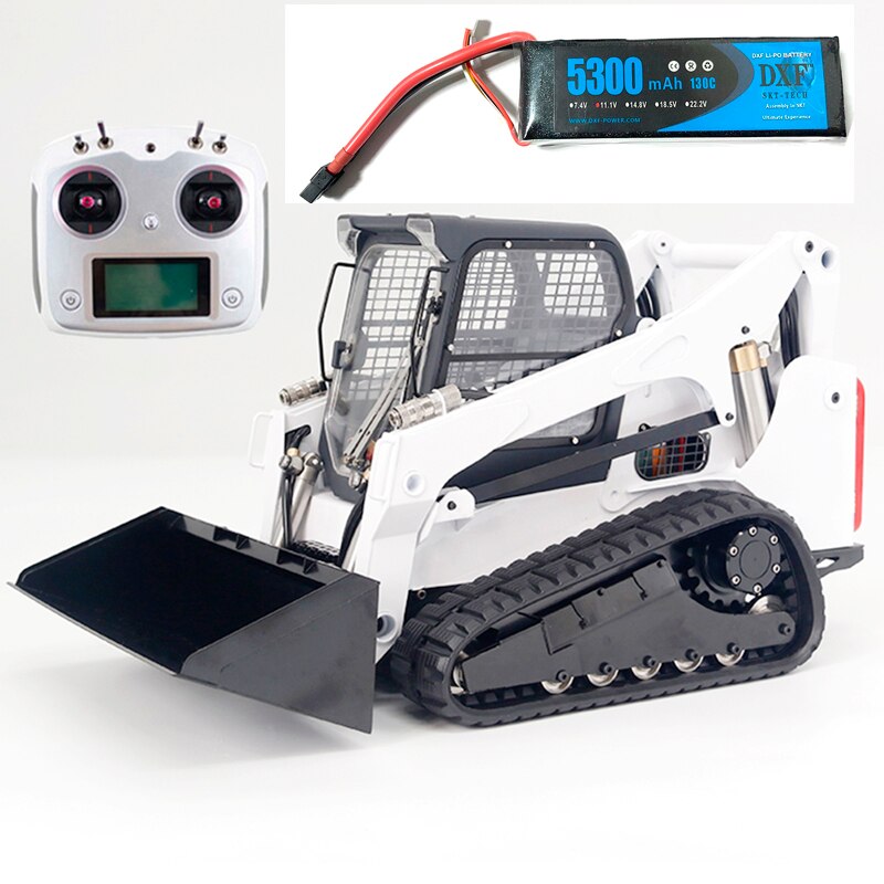 1/14 RC Tracked Metal Hydraulic Skid Steer Loader SM770 RTR Tracked B ...