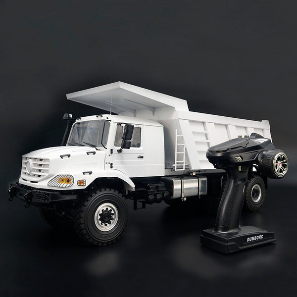 In stock 1/14 metal 6 × 6 hydraulic dump truck with differential lock remote control toys off-road truck toy model
