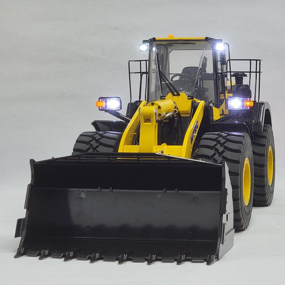 1/14 WA480 RC Hydraulic Loader Metal Model With Light Sound System Ne ...