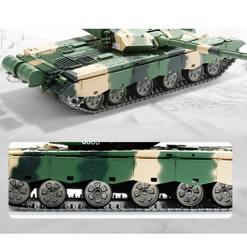 1/16 RC Tank Metal Tracks Can Launch Infrared Battle Simulation Light ...