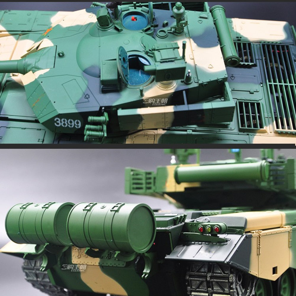 1/16 RC Tank Metal Tracks Can Launch Infrared Battle Simulation Light ...