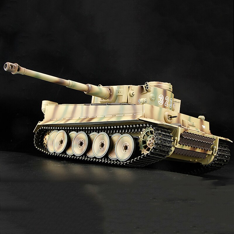 1/16 Remote Control Tiger Heavy Tank Customized Metal Painting Modif ...