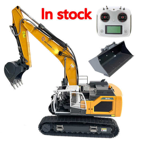 1/4 R 945 remote control hydraulic excavator model new metal excavator model remote control excavator toy model gift