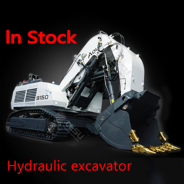 1/14 Construction Machinery Hydraulic Remote Control Toys Heavy Positive and Negative Bucket Excavator AOUE 9150 Radium Speed Model