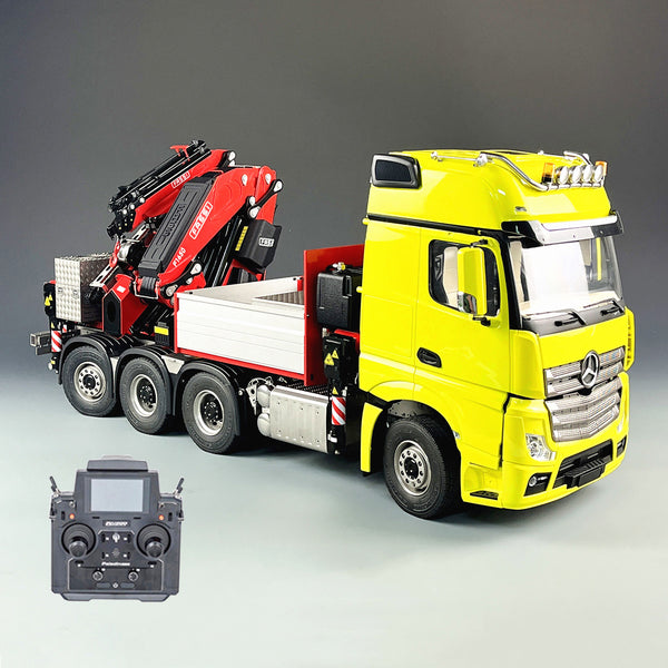 2022 New 1/14 Hydraulic Crane 8x8 Metal F1650 Remote Control Truck Crane Toy Model