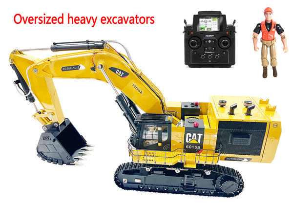 1/12 Rc Hydraulic Excavator Metal Model  6015B Complete Machine Brushless Configuration 18 Channel Rc Cars for Adults Toy