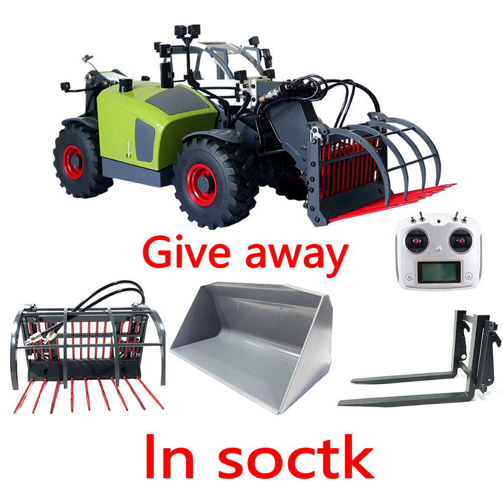 In Stock 1/14 RC Hydraulic Telescopic Forklift Loader MH660-80 Three ...