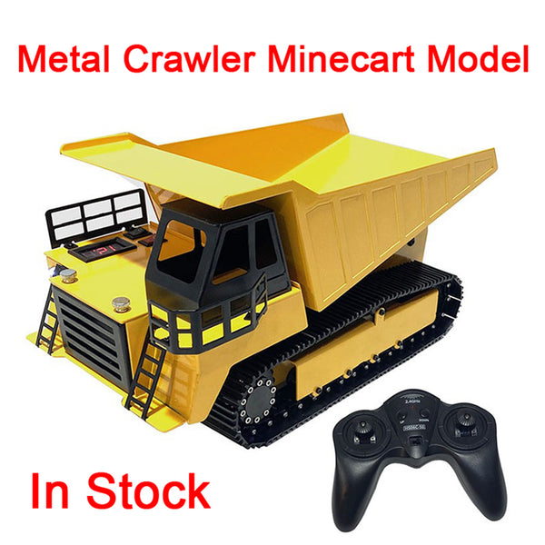 In Lager Fernbedienung Metall Engineering Fahrzeug Modell Volle Metall Crawler Engineering Fahrzeug Modell Spielzeug Geschenk