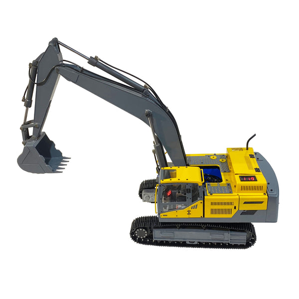 In Stock 1/12 VLVO EC480DL Full Metal Hydraulic Excavator Model Remote Control Construction Machinery Vehicle Model Toy Hydraulic Excavator Model