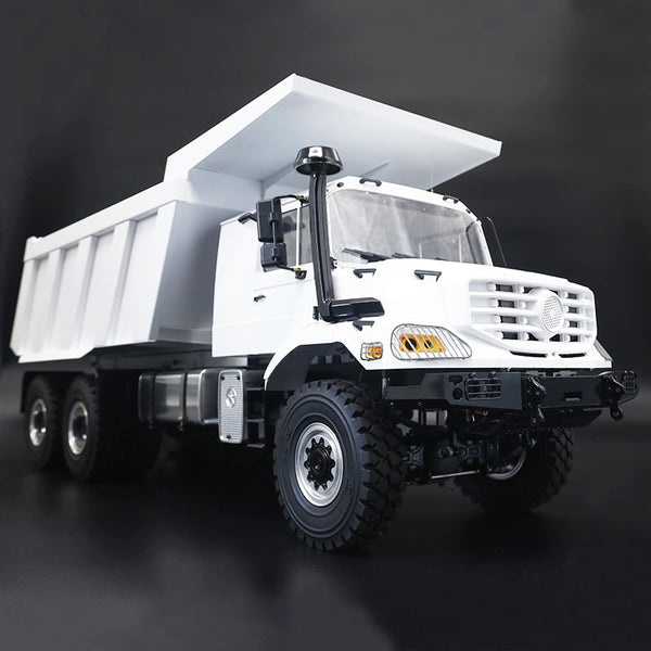1/14 Spot 6 × 6 Remote Control Dump Truck JDM-180 Metal Off-road Car Model Boy Birthday Gift