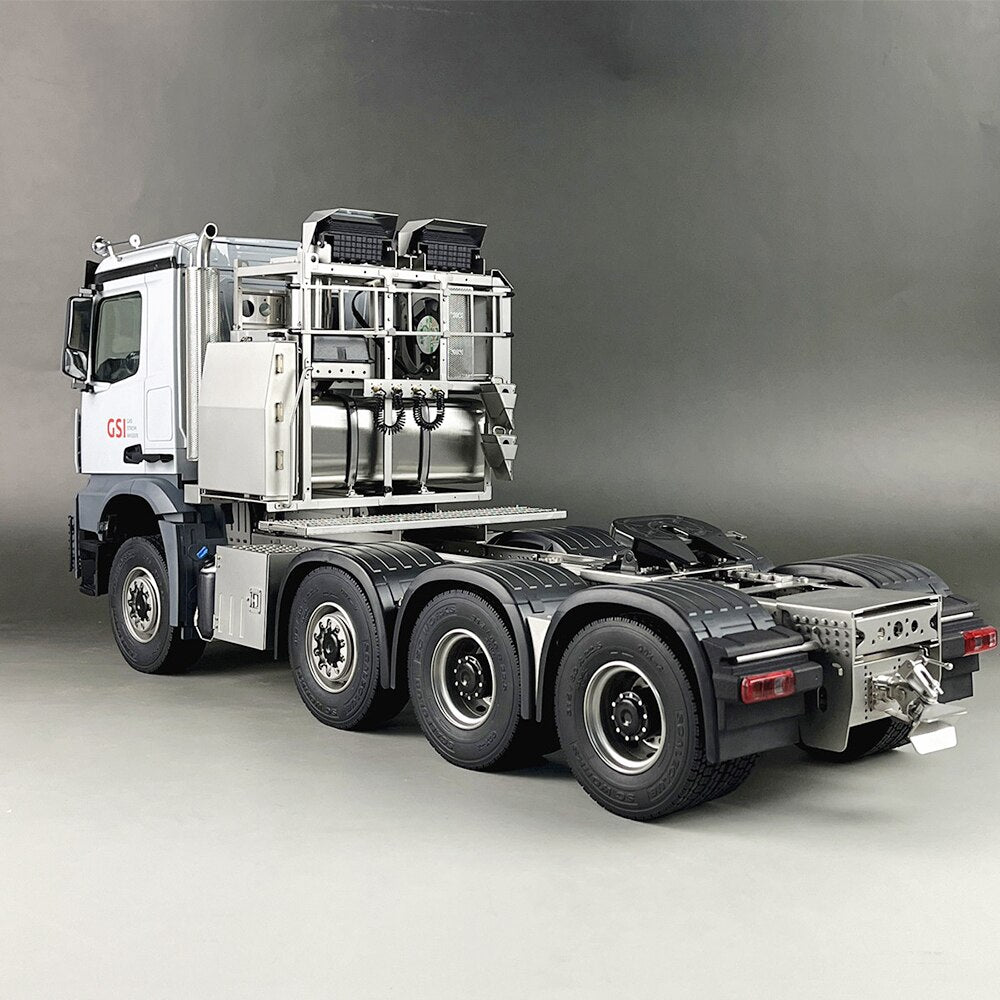 New 1/14 RC 8x8 Heavy Duty Trailer RTR 3363 Metal Tractor Truck Engin ...
