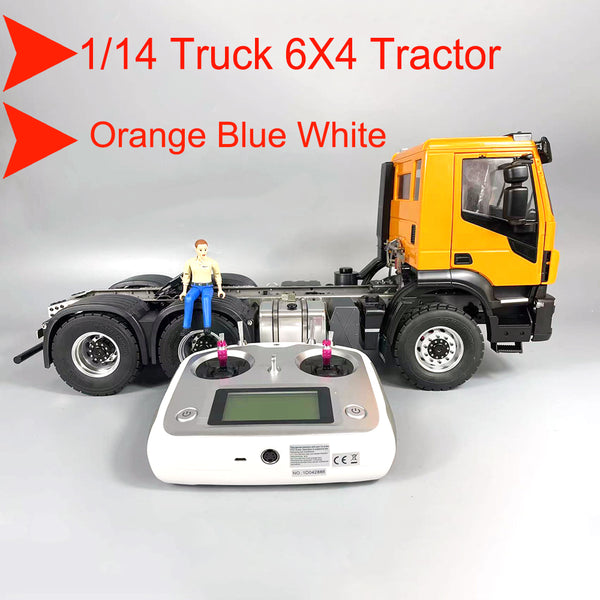 Simulation 1/14 Truck 6X4 Tractor Model Tamiya Tractor Metal Chassis Modified Car
