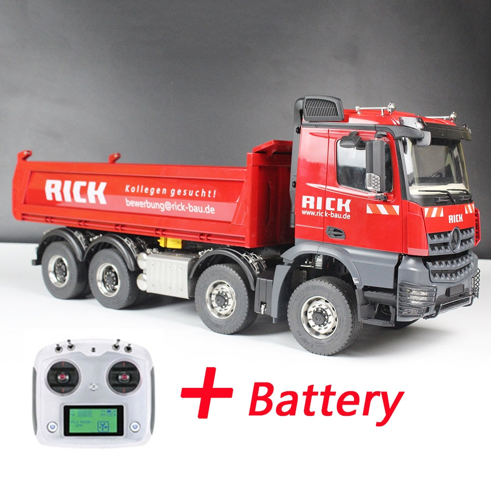 Tamiya 1/14 RC Cars and Trucks 8*8 Hydraulic Dump Truck RTR Version R ...