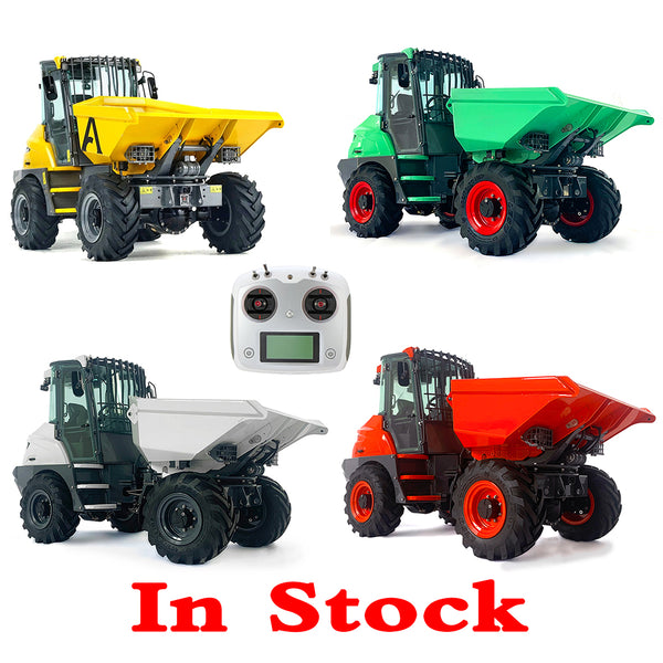 In Stock 1/14 6MDX 4X4 RC Hydraulic Dump Truck RTR Version Metal Articulated Dump Truck Model RC Car Toy